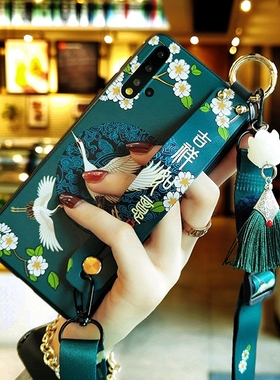 适用红米k80pro手机壳软k70男女新款k60斜跨k50pro磨砂红米Note14Pro/note13/12中国风红米Turbo3/4/红米14C