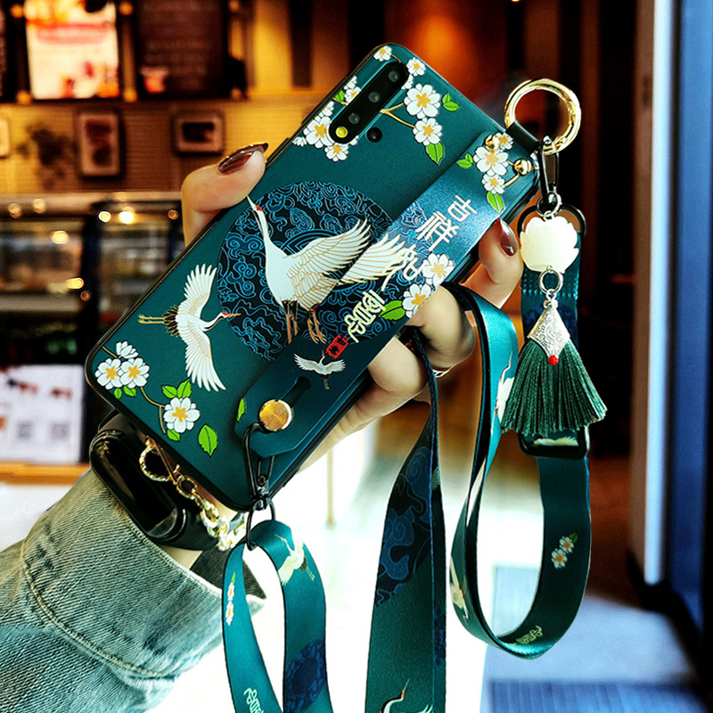 华为腕带硅胶防摔创意风手机壳