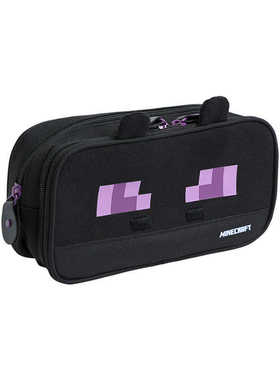 我的世界Minecraft 末影龙笔袋 官方正版周边 帆布袋 Mc学生文具