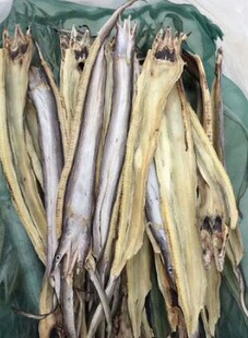 海味干货自晒鳝鱼干 淡晒肉鳝仔鳗鱼干 玉鳝干 鳝布小条500克
