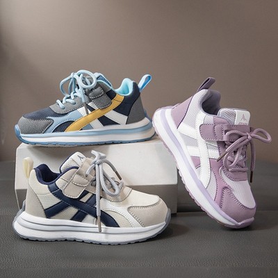 儿童运动鞋2025春秋新款男童软底跑步鞋女童百搭休闲鞋中大童板鞋