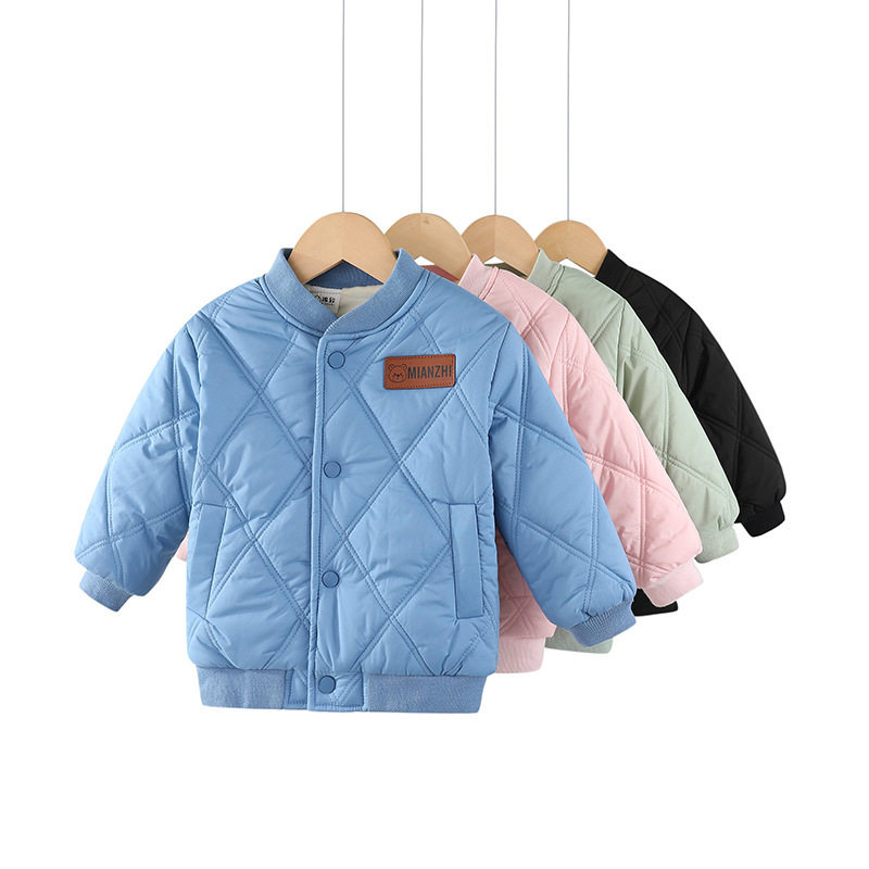 男童棉服外套2025秋冬新款韩版儿童宝宝夹克棒球服韩版加厚棉衣潮