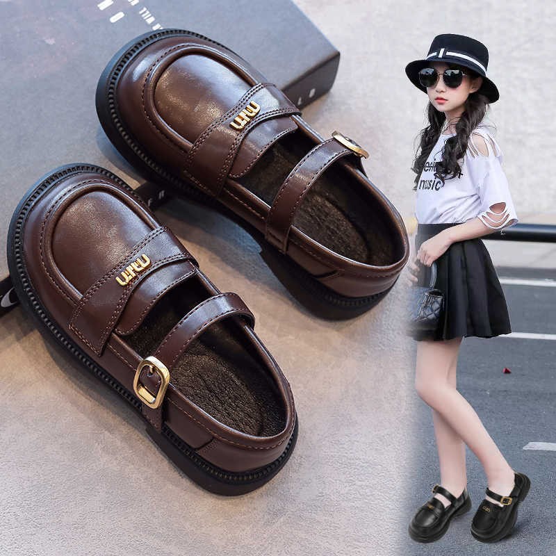 小女孩皮鞋公主鞋2025春秋新款女童黑色校园演出韩版儿童单鞋潮流