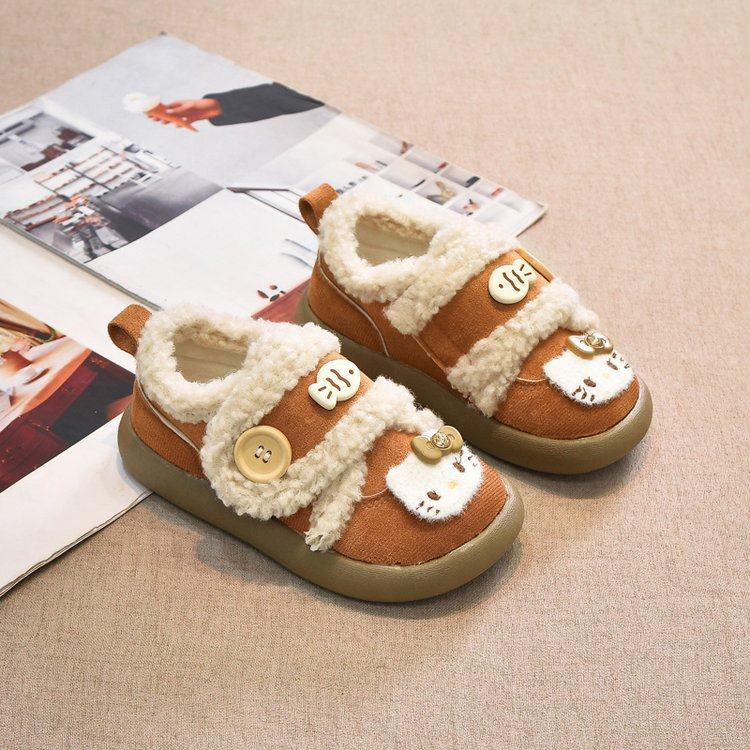 女童kt棉鞋儿童勃肯鞋2025新款冬鞋冬季加绒加厚毛毛鞋子雪地靴,童鞋/婴儿鞋/亲子鞋,棉鞋,淘宝优惠券,粉丝福利购,淘宝优惠卷