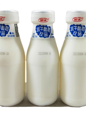 营优水牛酸奶饮品270ml12瓶整箱原味红枣味益生菌发酵乳酸菌新货