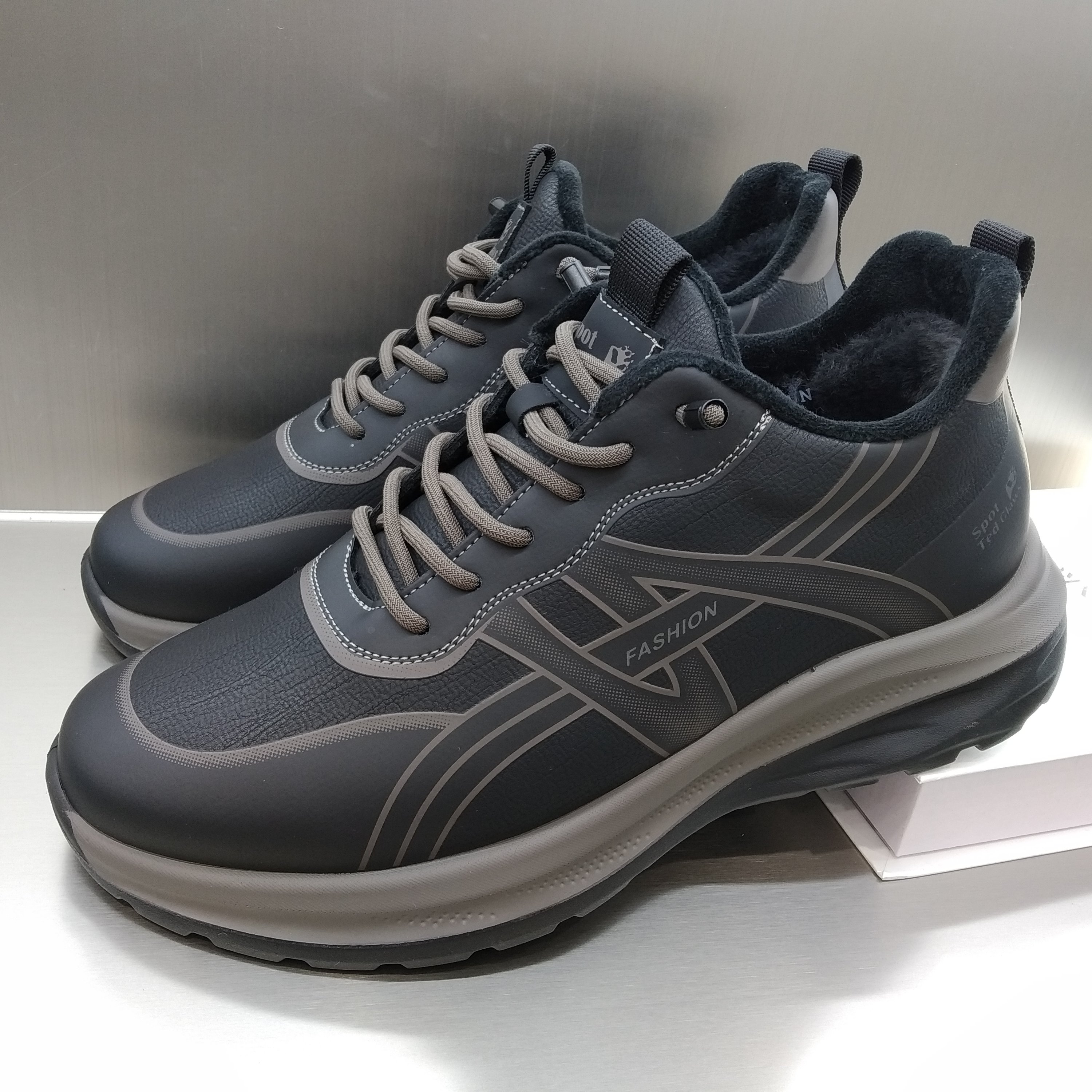 澳伦45特大码46男鞋2025新款47冬季加绒加厚保暖大棉鞋运动休闲鞋