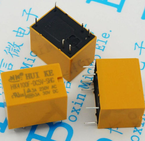 HK4100F-DC5V-SHG6脚继电器正品