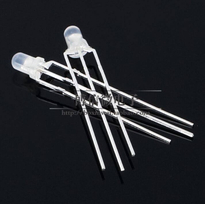 3mm红绿共阳共阴led双色雾状