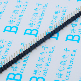 贴片排针 2.54mm 单排贴片针 排针插针 SMT 1*40P 1X40PIN错位