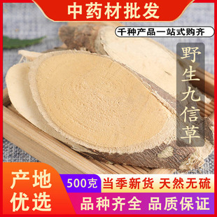 同仁堂品质九信草中药材地棉皮山豆了九信菜了哥王根500克g可磨粉