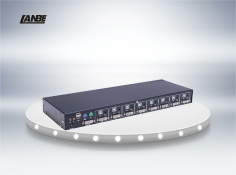 一套鼠标键盘(USB) 显示器(DVI)控制8台电脑