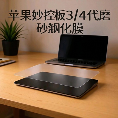 适用苹果Magic Trackpad妙控板3/4代钢化膜触摸板保护贴膜摔刮摔