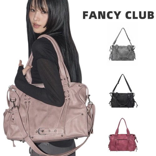 韩国Fancyclub托特包街头机车包