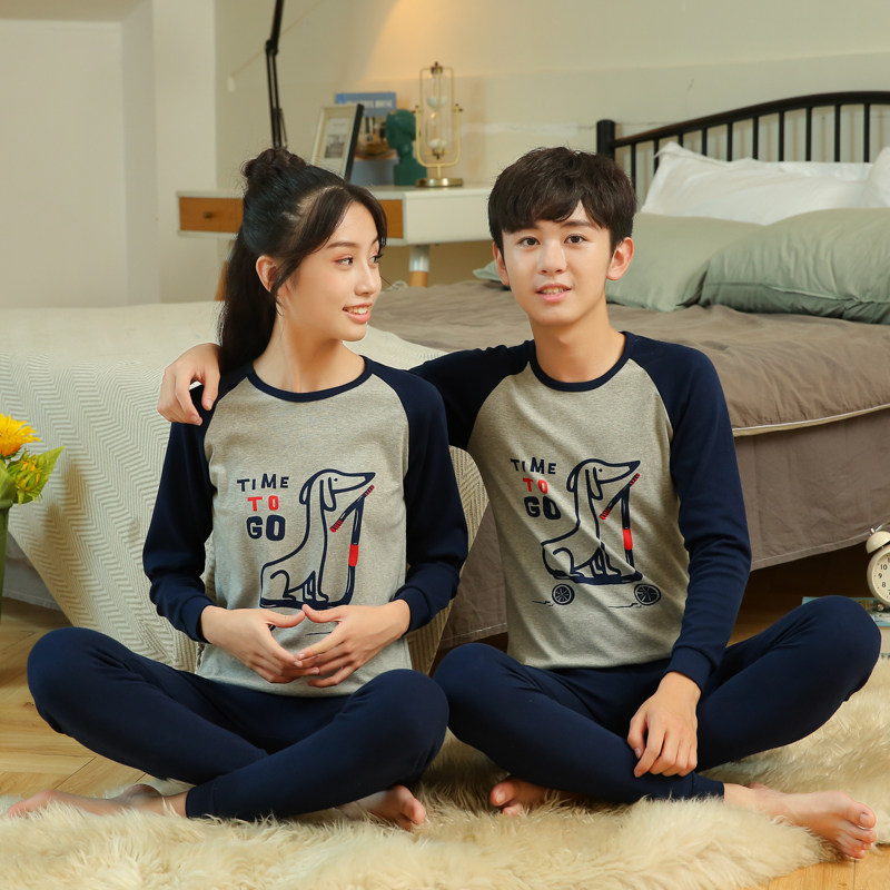 儿童内衣套装纯棉男童秋衣秋裤睡衣男孩女童中大童全棉毛衫保暖衣