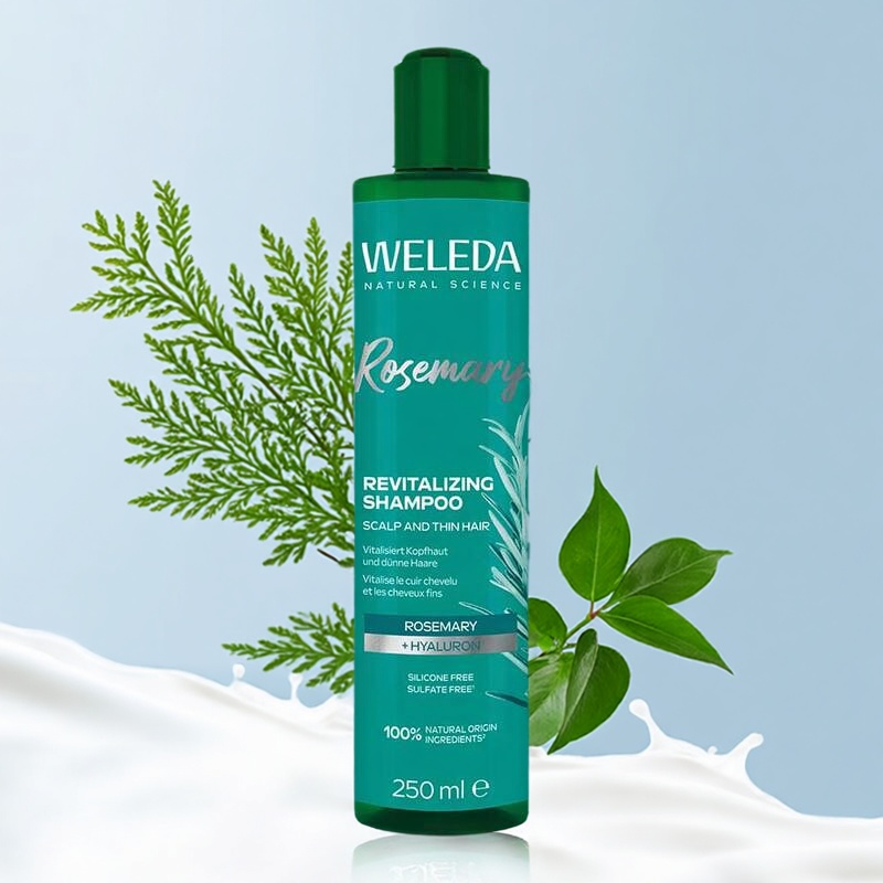Weleda迷迭香焕活洗发水欧洲
