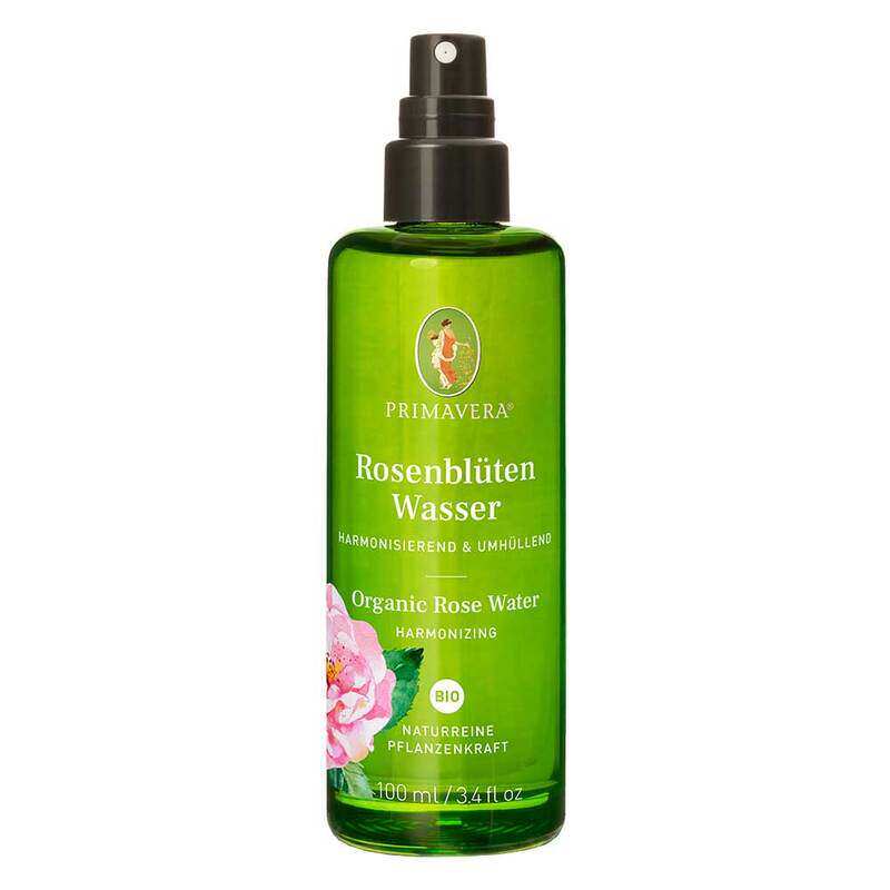 直邮德国Primavera普丽马维拉玫瑰花瓣水有机喷雾 100ml