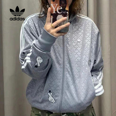 阿迪达斯三叶草宽松男夹克