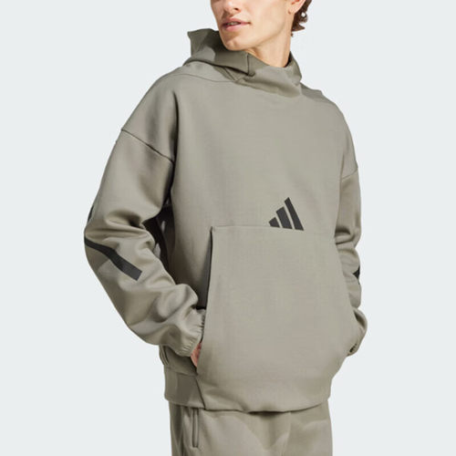 阿迪达斯宽松男卫衣套头帽衫