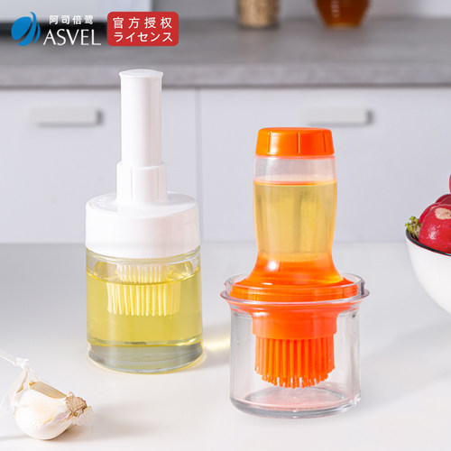 日本ASVEL油瓶带刷子耐高温