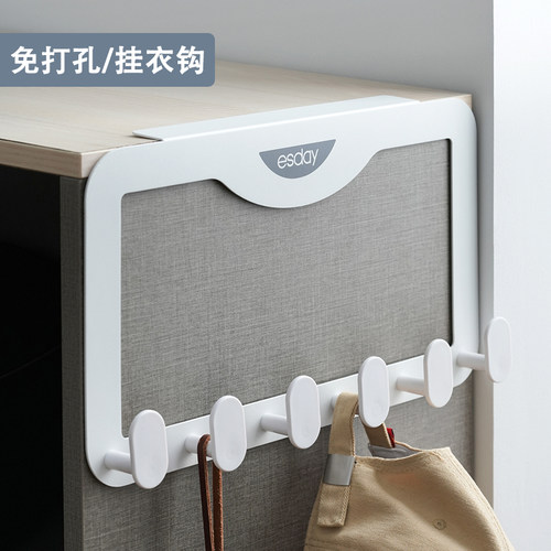 门后、衣柜外侧面挂架直角挂钩
