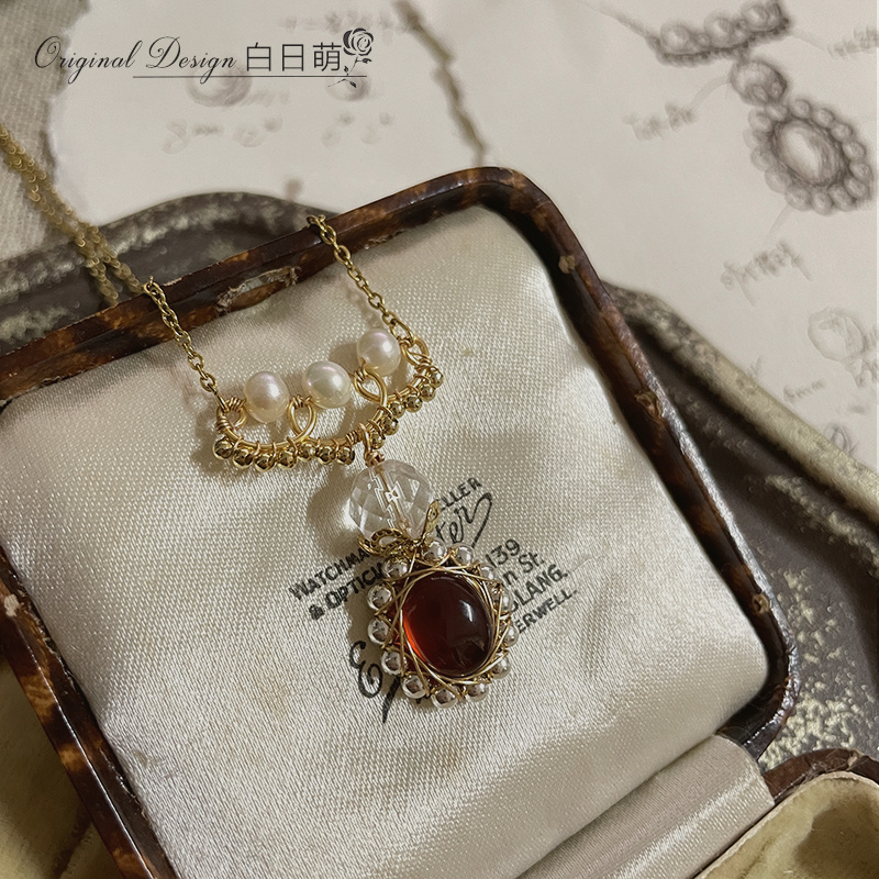 一款适合日常佩戴的宫廷复古项链