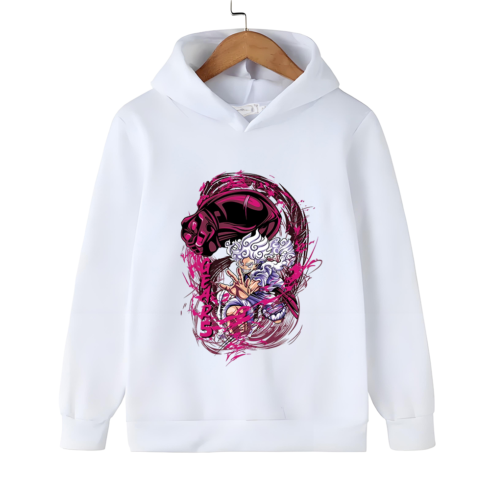 动漫上衣游戏周边海贼王航海王尼克路飞连帽卫衣电影宽松潮流衣服