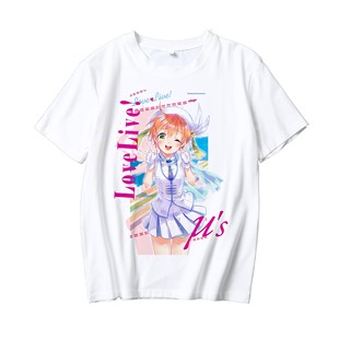 lovelive南小鸟东条希动漫周边T恤二次元短袖圆领衣服夏男女半袖