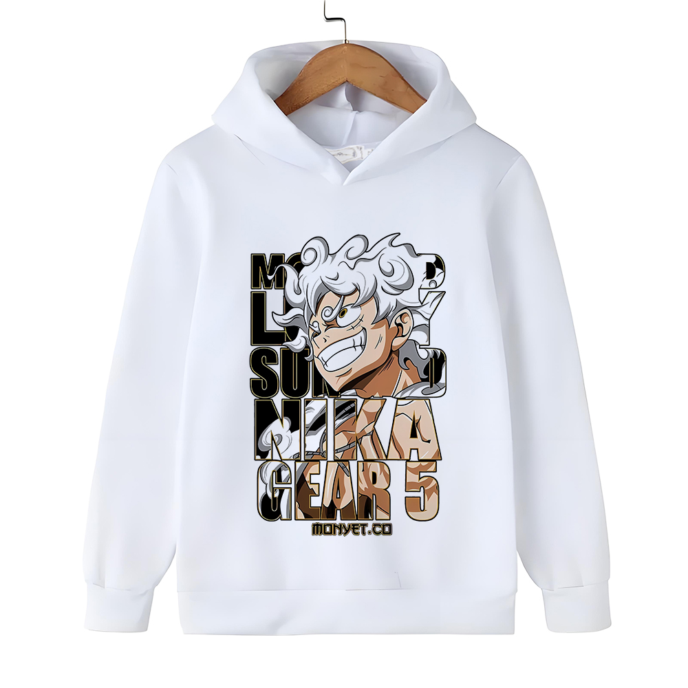 动漫上衣游戏周边海贼王航海王尼克路飞连帽卫衣电影宽松潮流衣服