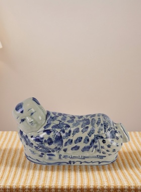 仿古陶瓷器娃娃/小狗/老虎雕塑瓷