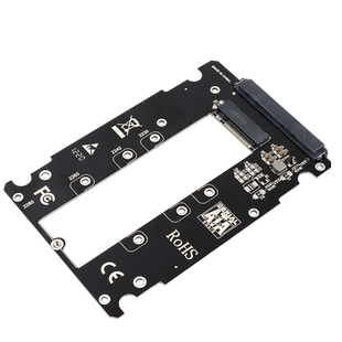 JEYI佳翼m.2固态NGFF硬盘转SATA3转接板卡m2 SSD高速扩展卡台式机