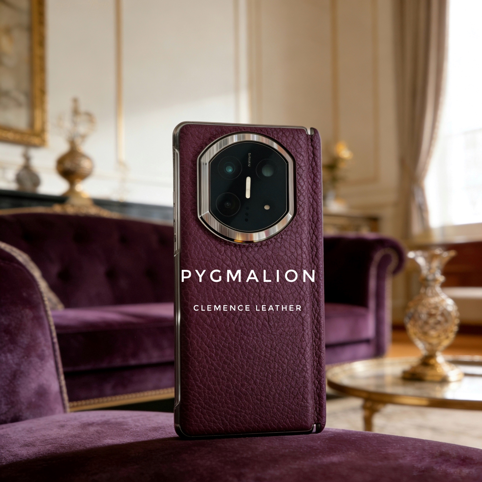 法国小牛皮华为matex7手机壳