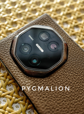 法国小牛皮适用于华为Matexts非凡大师三折叠屏手机保护套x进口h家tc皮料双中轴