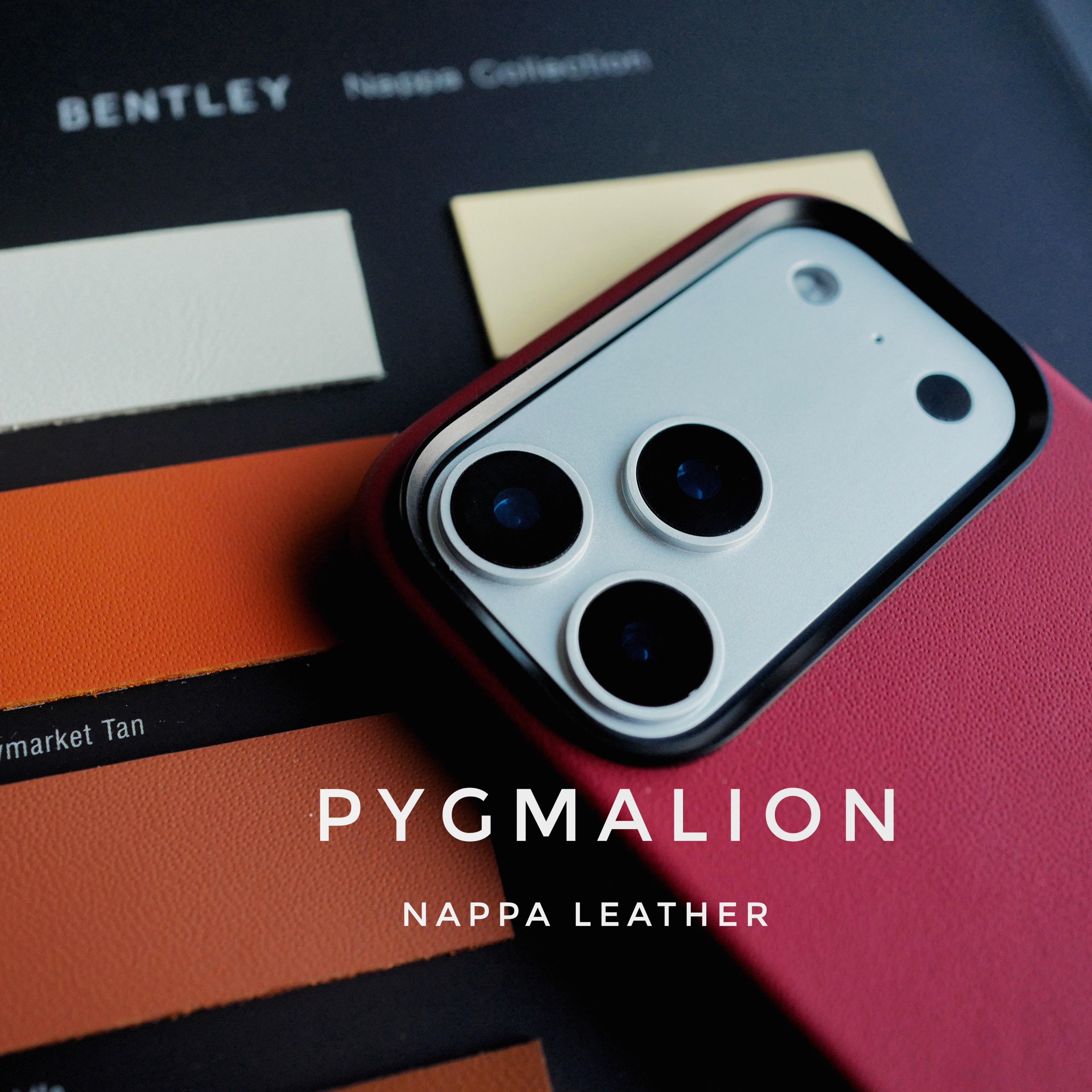 意大利超跑nappa牛皮适用于苹果17proamx手机壳iPhone16保护套全包磁吸防摔全包真皮ai按键