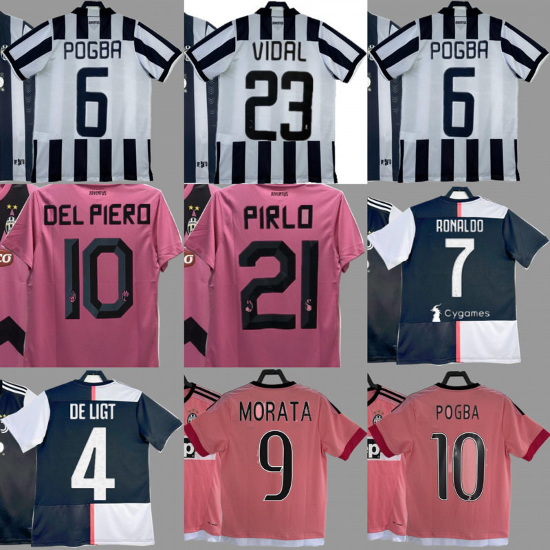 复古球衣足球服尤文特维斯C罗纳尔多博格巴迪巴拉布冯莫塔球衣