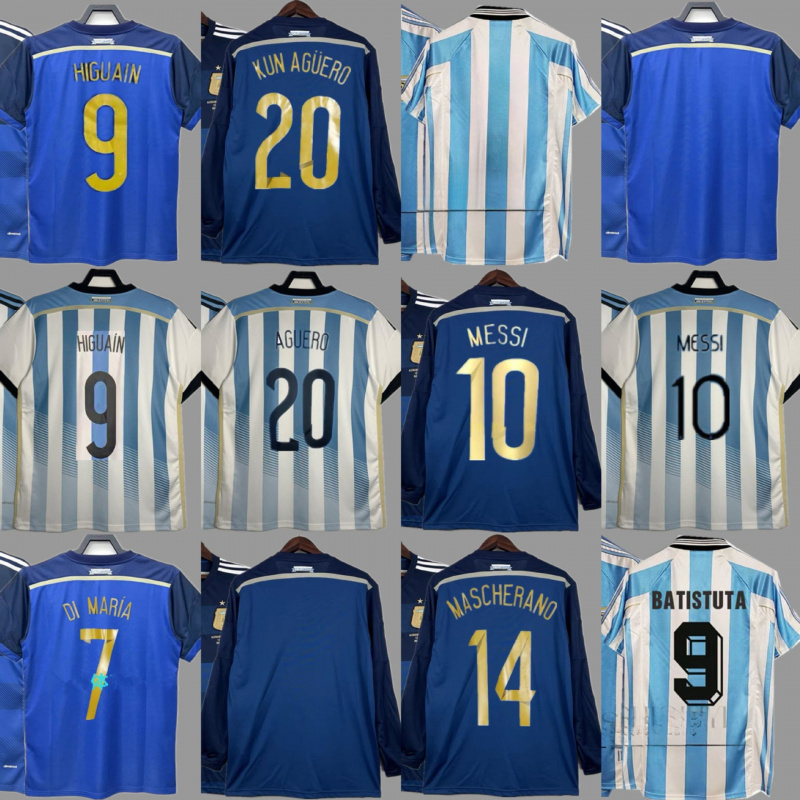 复古球衣梅西阿圭罗伊瓜因迪马利
