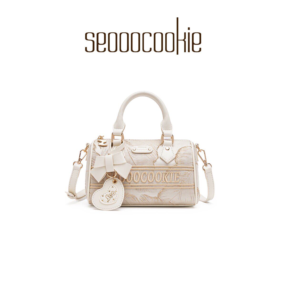 Seooocookie韩国2025新款高级感轻奢手提包包气质复古单肩斜挎包