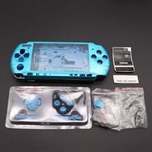 PSP3000 游戏机外壳上下盖带配件按键贴纸 PSP3000机壳替换壳 psp