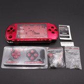 PSP3000 游戏机外壳上下盖带配件按键贴纸 PSP3000机壳替换壳 psp