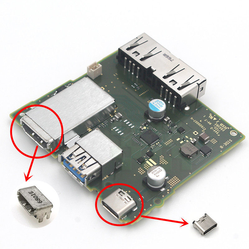 适用switch主机底座 HDMI接口插座TV底座主板充电接口TYPE-C 接口