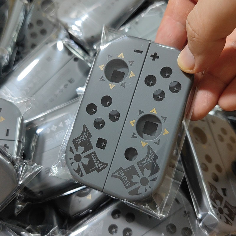 任天堂switch 怪物猎人崛起rise手柄壳换外壳 ns游戏机手柄壳配件