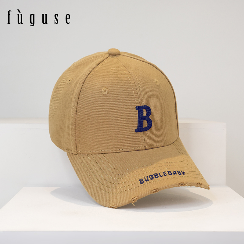 复古涩四季街头做旧显脸小棒球帽