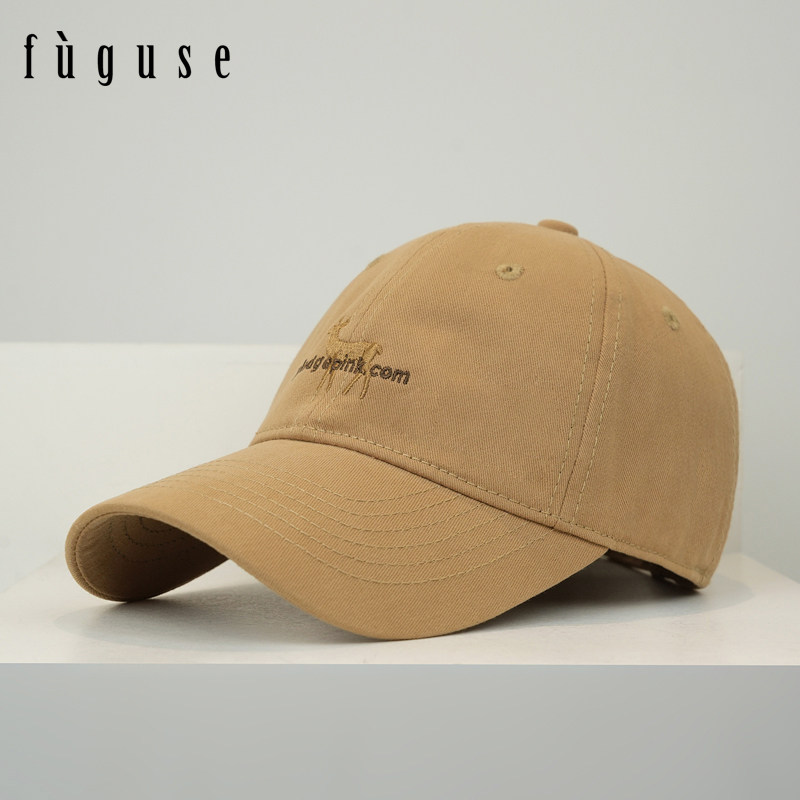 韩版春季刺绣小鹿软顶时尚棒球帽子女休闲潮牌街头显脸小鸭舌帽男,服饰配件/皮带/帽子/围巾,帽子,淘宝优惠券,粉丝福利购,淘宝优惠卷