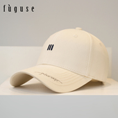 简约硬顶棒球帽子男女时尚 秋季 韩版 百搭大头围显脸小遮阳鸭舌帽潮