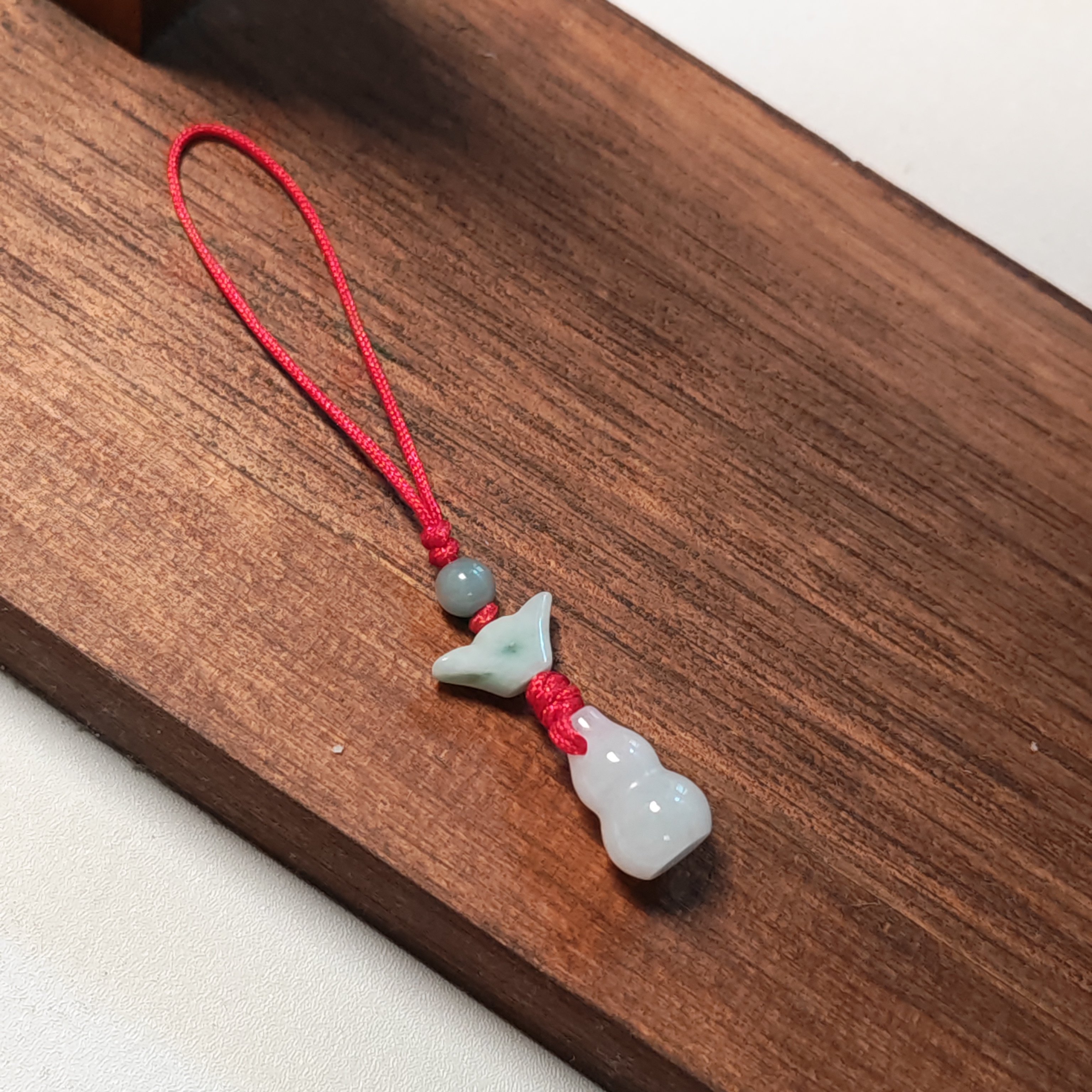 ［吉葫纳宝］天然翡翠葫芦招财挂绳手工钥匙挂件u盘女精致手机链,节庆用品/礼品,手机链,淘宝优惠券,粉丝福利购,淘宝优惠卷