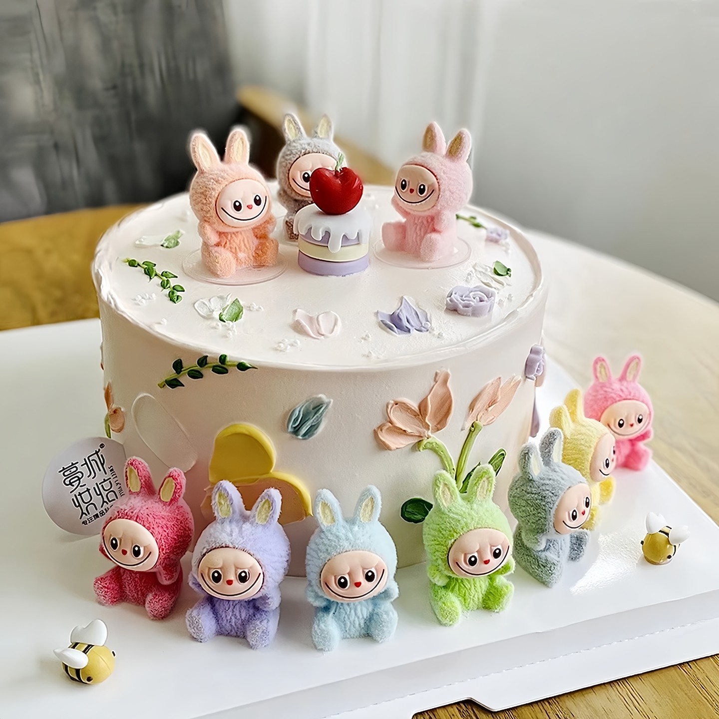 网红布布蛋糕装饰摆件卡通bubu兔子玩偶公仔儿童生日派对甜品插件,节庆用品/礼品,节日装扮用品,淘宝优惠券,粉丝福利购,淘宝优惠卷