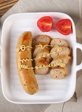 鸡肉肠chicken Breakfast sausage早餐三明治色拉烧烤油煎即食1kg