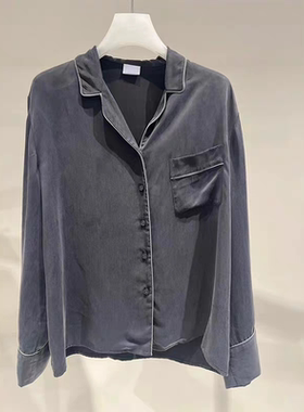 正品2I3C427-240  24秋2 1799 黑色 慵懒 衬衫