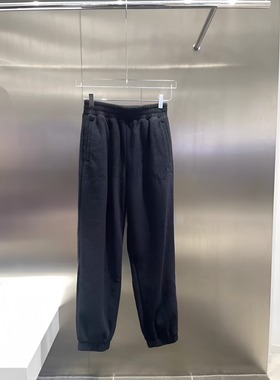 正品3H4Q410-230  23冬4 935  白色W黑色X 摇粒绒长裤