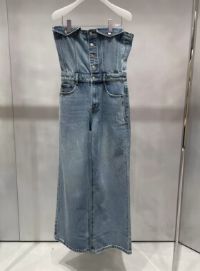 正品2H1R902-23 D大23春5 1999 蓝色X 牛仔连体裤