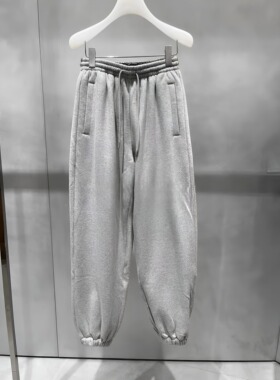 正品2H4Q433-230  23冬6 1799 中灰W/黑X 加绒卫衣裤